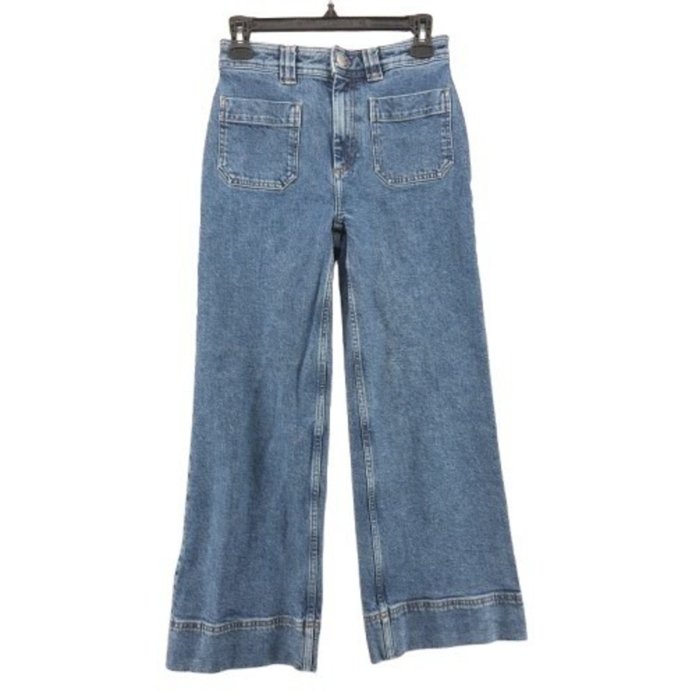 & Other Stories Wide Leg Crop Jeans Size 4